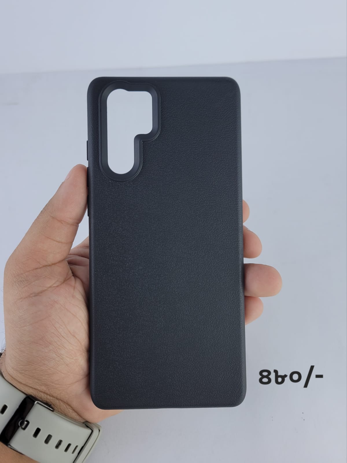 Huawei P30 Pro Soft Silicon Case With Leather Texture